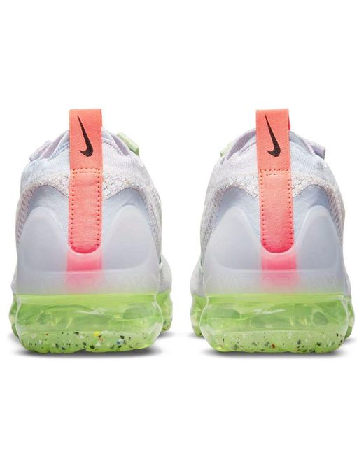 Nike White (Wmns) Air Vapormax 2021 Flyknit 'Light Bone Lime Ice'