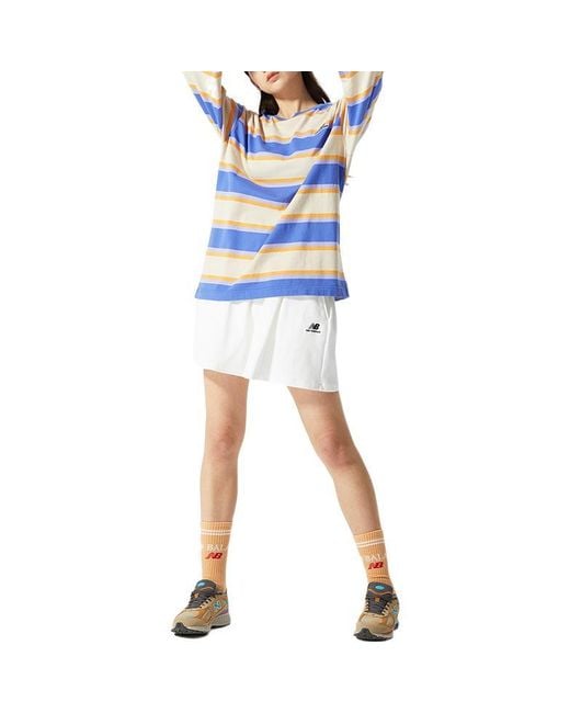 New Balance Blue Classic Long Sleeve Tee