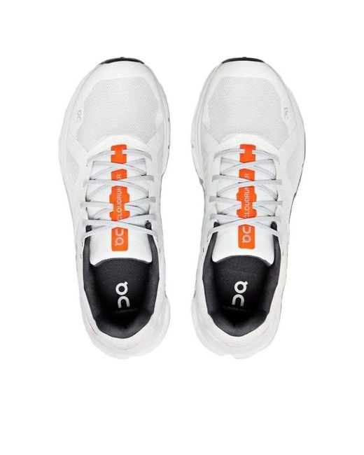 On Shoes White Cloudrunner 'Undyed Flame' for men