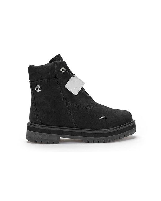 Timberland Black (Wmns) X A Cold Wall 6 Inch Premium Side Zip Boot 'Jet Nubuck'