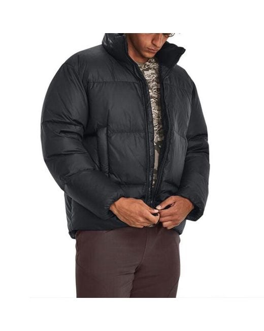 Under Armour Gray Coldgear Infrared Puffer Jacket for men