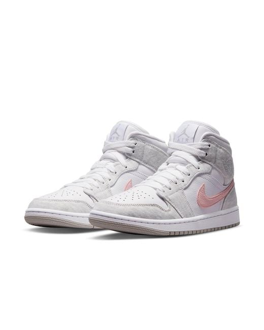 Nike Gray (Wmns) 1 Mid Se 'Light Iron Ore'