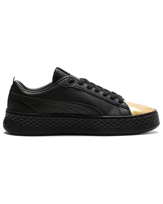 PUMA Black (Wmns) Smash Platform Lx