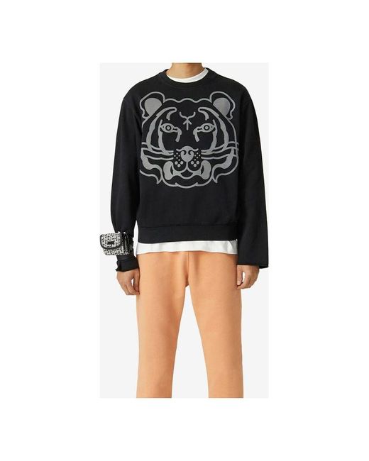 KENZO Black (Wmns) Ss21 Printing Round-Neck Swea
