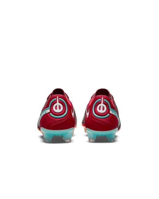 Nike Red Tiempo Legend 9 Elite Fg 'Team Mystic Hibiscus' for men