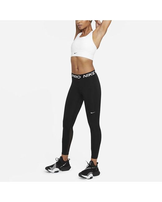 Nike Black (Wmns) Pro Running Training Quick Dry Sports Gym Pants/Trousers/Joggers