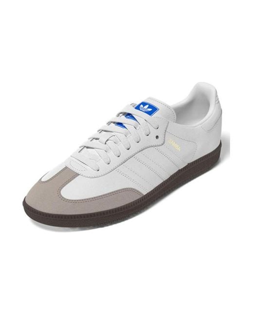 Adidas White Samba Og 'Double Gum' for men