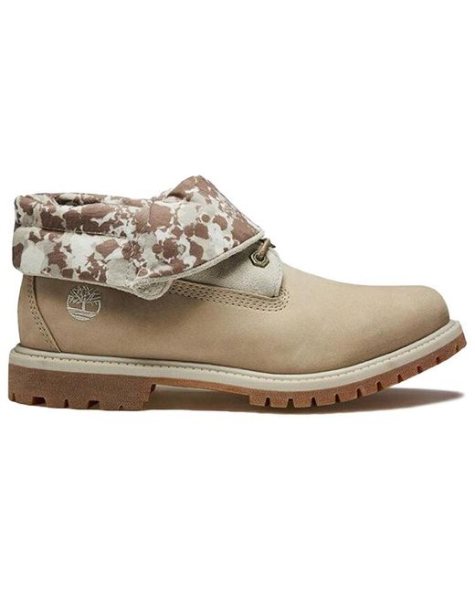 Timberland Natural Roll Top Wide-fit Boots