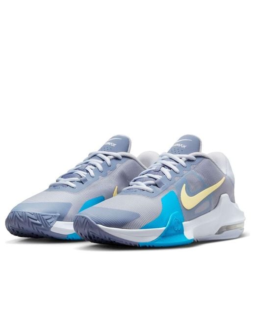 Nike Blue Air Max Impact 4 'Ashen Slate Citron Tint' for men