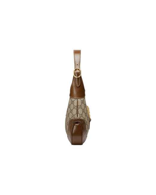 Gucci Brown (Wmns) Jackie 1961 Seriessingle Shoulder Bag Small Stripes Tape'
