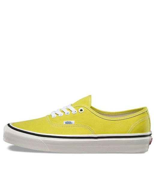 Vans Yellow Authentic 44 Dx 'Mineral' for men