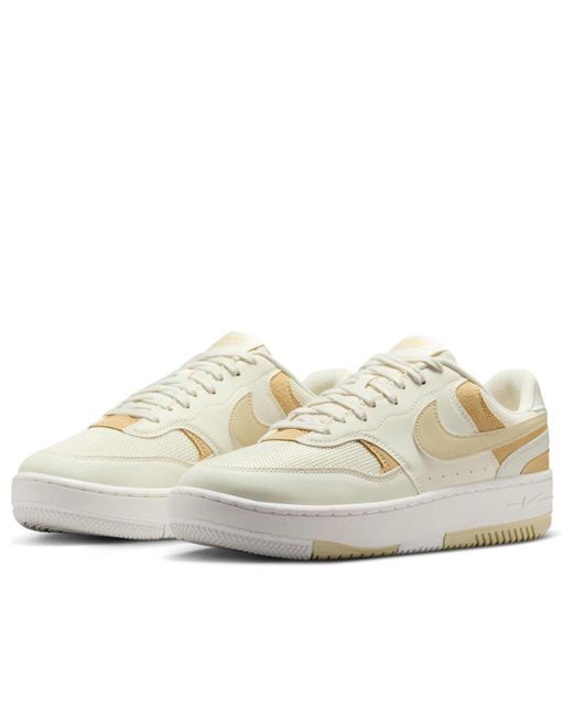 Nike White (Wmns) Gamma Force 'Soft Pearl Sail Sesame Light Khaki'
