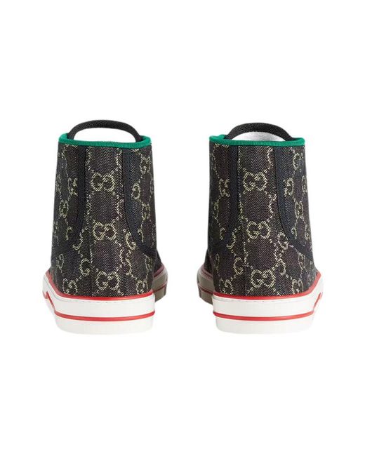 Gucci Black Tennis 1977 High Mini Gg' for men