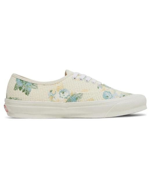Vans White Kith X Og Authentic Lx 'Vintage Roses' for men