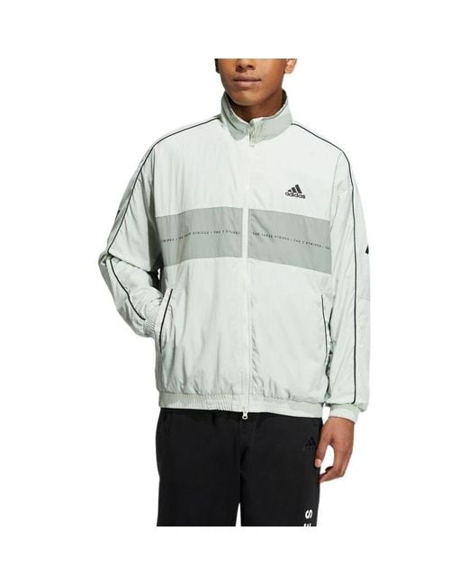 Adidas Green Oversized Fit Woven Jacket for men