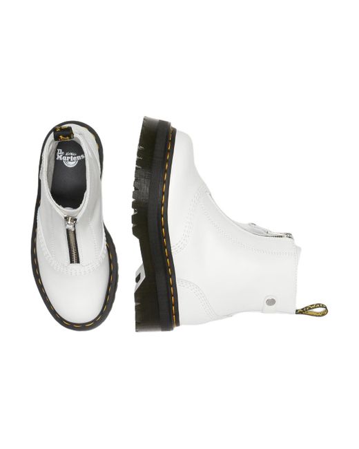 Dr. Martens White (Wmns) Jetta Platform Boots