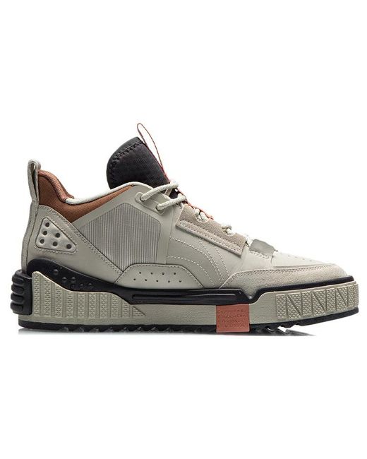 Li-ning White No.258 Mid for men