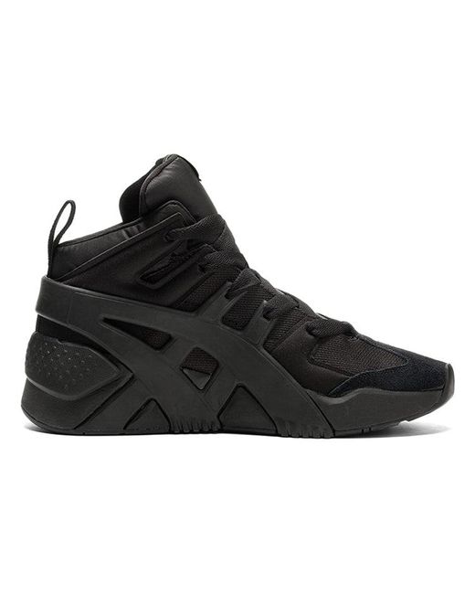 Onitsuka Tiger Black Big Logo Trainer Puffed Low for men