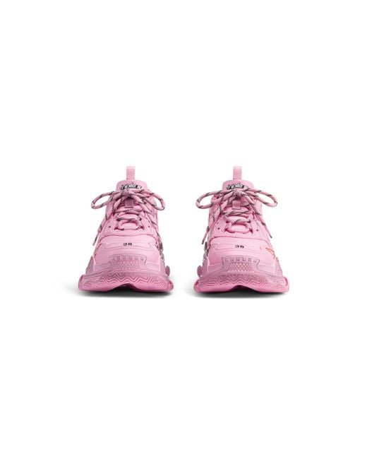 Balenciaga Pink (Wmns) Triple S Diy Metal