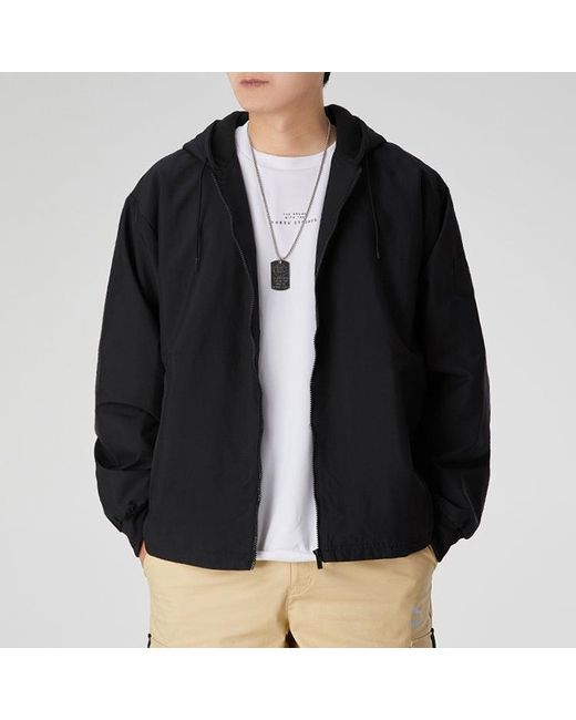 PUMA Black Full-Zip Hooded Jacket for men