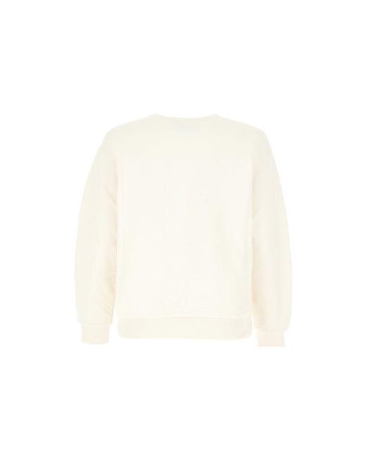 Gucci White Ss20 Logo Oversized Sweater