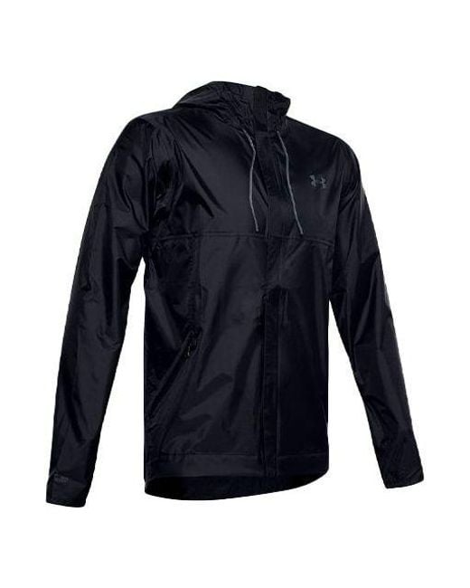 Under Armour Blue Cloudburst Shell Training Sports Jacket for men