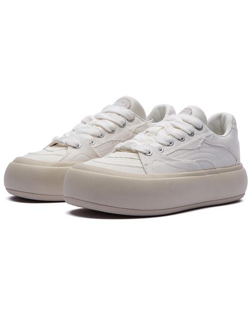 Li-ning White (Wmns) Puff Platform
