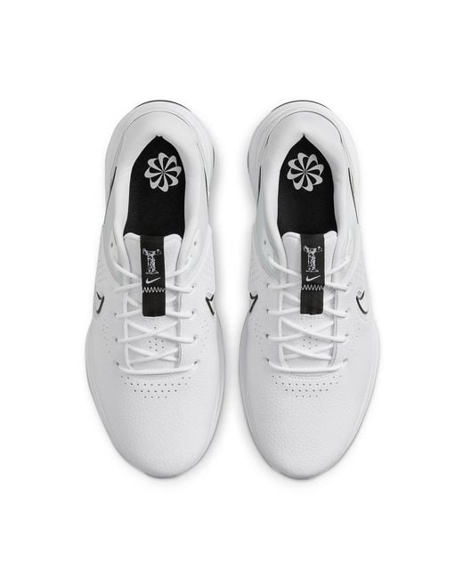 Nike White Victory Pro 3 Wide Golf Shoes for men