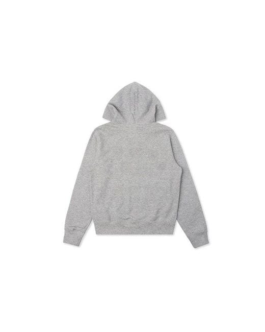 COMME DES GARÇONS PLAY Cdg Play Black Logo Hooded Pocket Hoodie Gray
