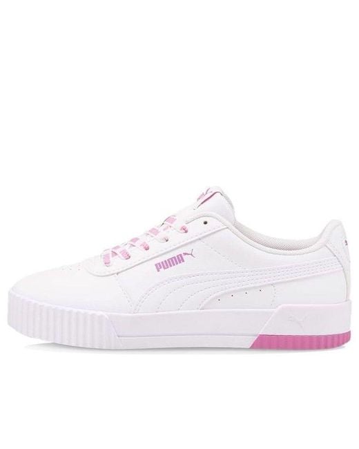 PUMA White (Wmns) Carina Logomania Kadin Sneakers