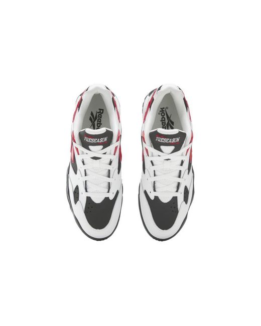 Reebok White Preseason 94 Low Flash' for men