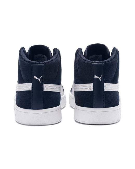 PUMA Blue Smash V2 Mid Mid Tops Casual Skateboarding Shoes for men