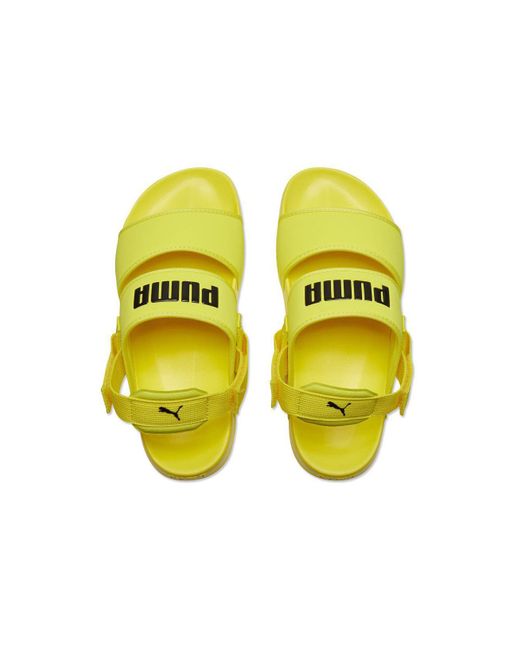 PUMA Yellow Leadcat Ylm Lite Sandal for men