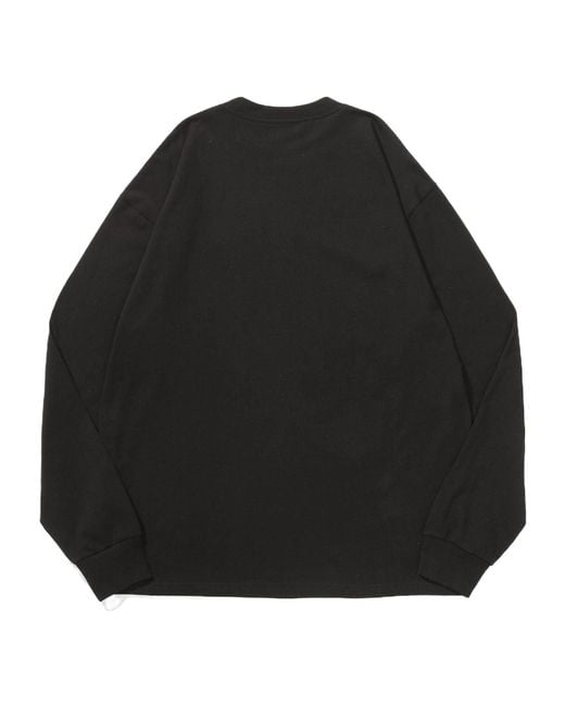 Drew House Black Basic Long Sleeve Pocket T-Shirt for men