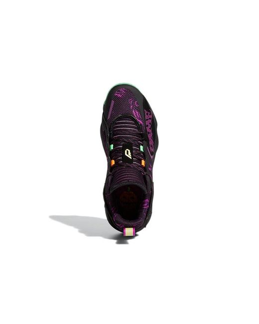 Adidas Black Dame 7 Extply 'Halloween' for men