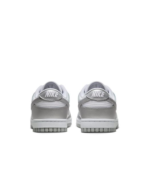Nike White (Wmns) Dunk Low 'Metallic'