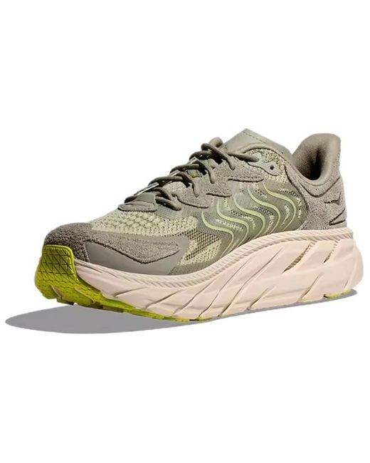 Hoka One One Brown Clifton Ls 'Barley Oat Milk' for men