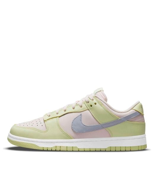 Nike White (Wmns) Dunk Low 'Lime Ice'