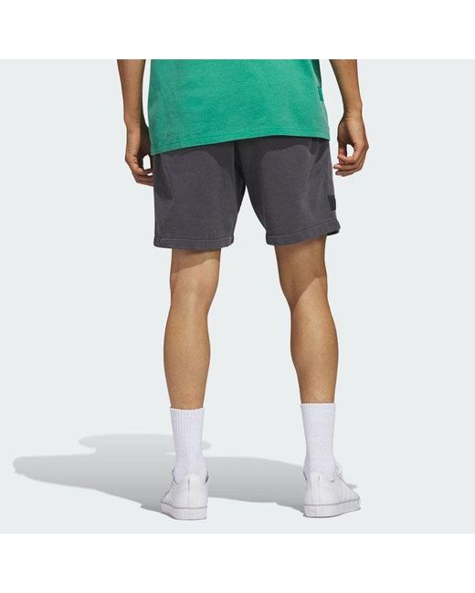 Adidas Gray Originals Featherweight Shmoofoil Shorts 'Carbon' for men