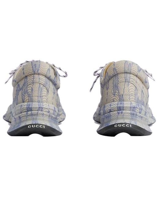 Gucci Gray Run Sneaker Monogram' for men