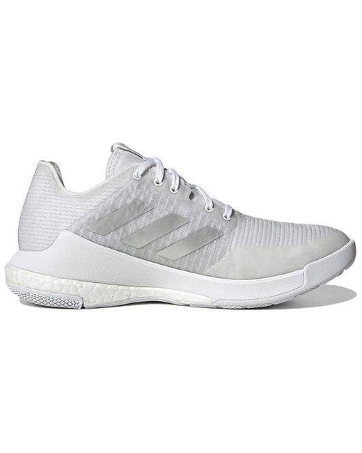 Adidas White (Wmns) Crazyflight Shoes Metallic'
