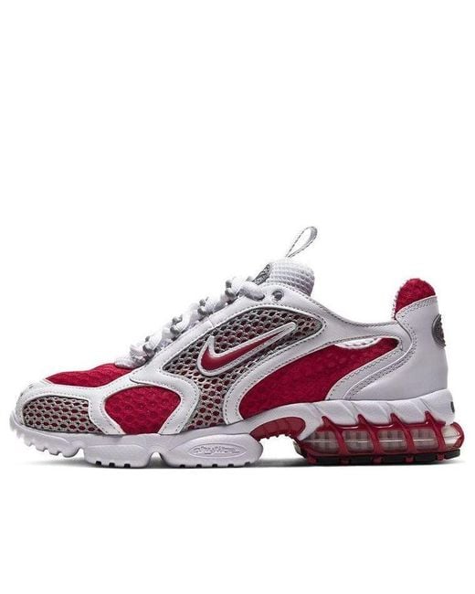 Nike White (Wmns) Zoom Spiridon Cage 2 'Cardinal'