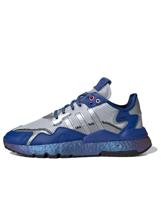 Adidas Blue (Wmns) Nite Jogger Metallic Royal'