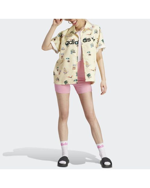 Adidas Metallic (Wmns) Originals Short Sleeve Graphic Shirt