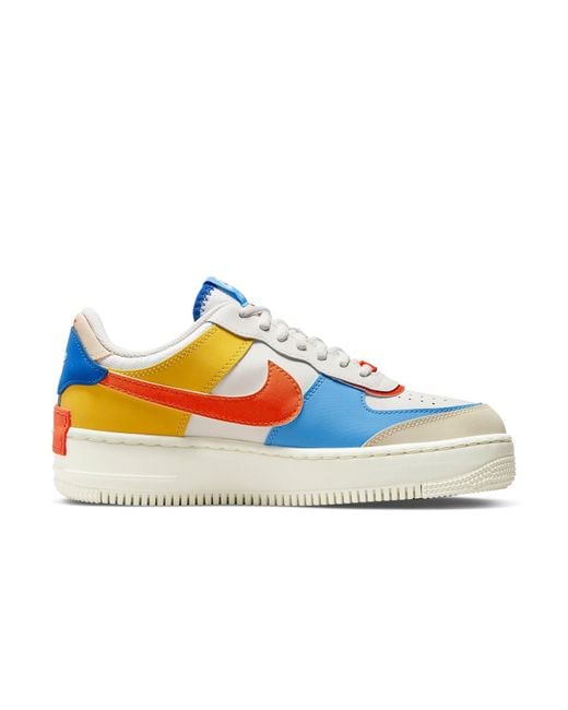 Nike Blue (Wmns) Air Force 1 Shadow 'Sail Multi'