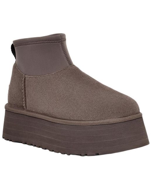 Ugg Brown (Wmns) Classic Mini Dipper 'Thundercloud'