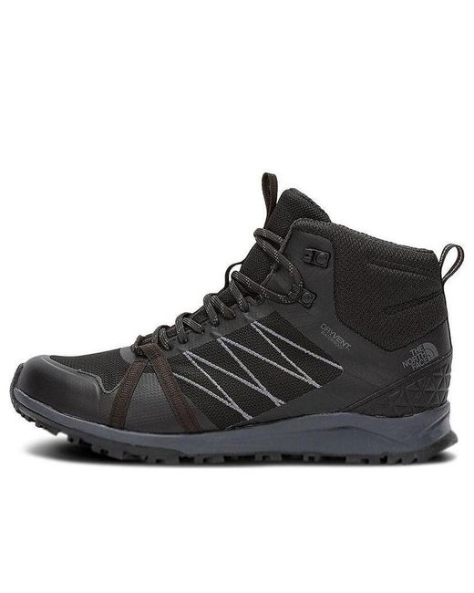 The North Face Black Litewave Fastpack Ii Waterproof Hiking Boots for men