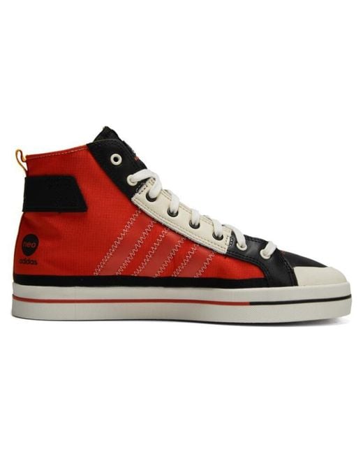 Adidas Brown Neo City Canvas Hi for men