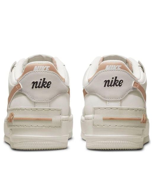 Nike White (Wmns) Air Force 1 Shadow 'Sail Hemp'