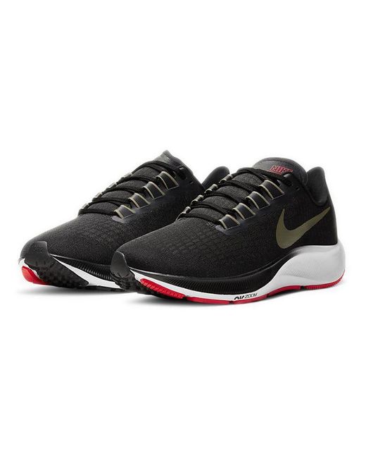 Nike Black Air Zoom Pegasus 37 Road Running Shoes for men